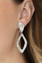 Load image into Gallery viewer, Industrial Gallery Silver Clip On Earrings
