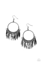 Load image into Gallery viewer, Radiant Chimes Black Earrings
