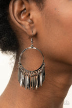 Load image into Gallery viewer, Radiant Chimes Black Earrings
