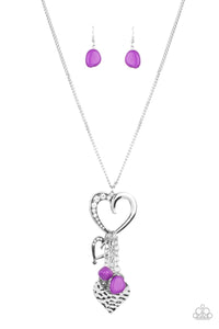 Flirty Fashionista Purple Necklace