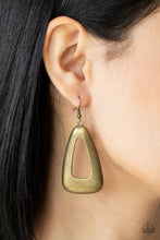 Load image into Gallery viewer, Irresistibly Industrial Brass Earring
