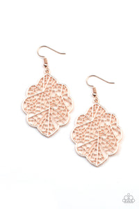 Meadow Mosaic Rose Gold Earrings