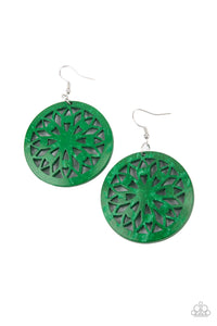 Ocean Canopy Earring Green