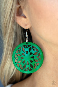 Ocean Canopy Earring Green