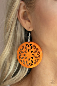 Orange Canopy Orange Earring