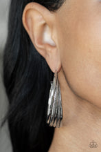 Load image into Gallery viewer, In Sync Silver Hoop Earring
