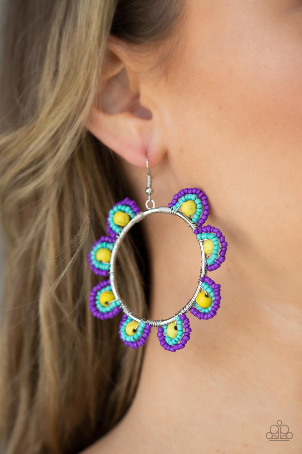 Groovy Garden Yellow Earring