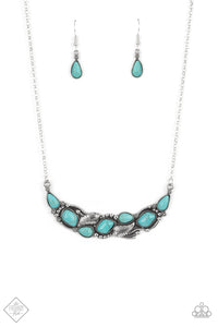 Cottage Garden Blue Necklace