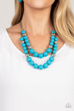 Load image into Gallery viewer, Vivid Vanity Blue Necklace
