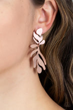 Load image into Gallery viewer, Palm Picnic Copper Post Earrings...
