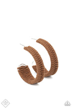 Load image into Gallery viewer, Rural Guru Brown Hoop Earring
