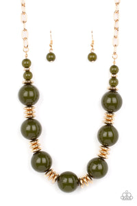 Race to the POP Green Necklace