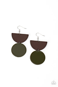 Beach Bistro Green Earring