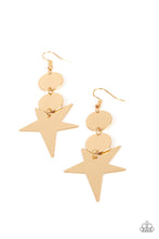 Load image into Gallery viewer, Star Bizarre Gold Earring
