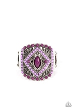 Load image into Gallery viewer, Amplified Aztec Purple Ring
