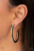 Load image into Gallery viewer, Learning Curve Silver Earring
