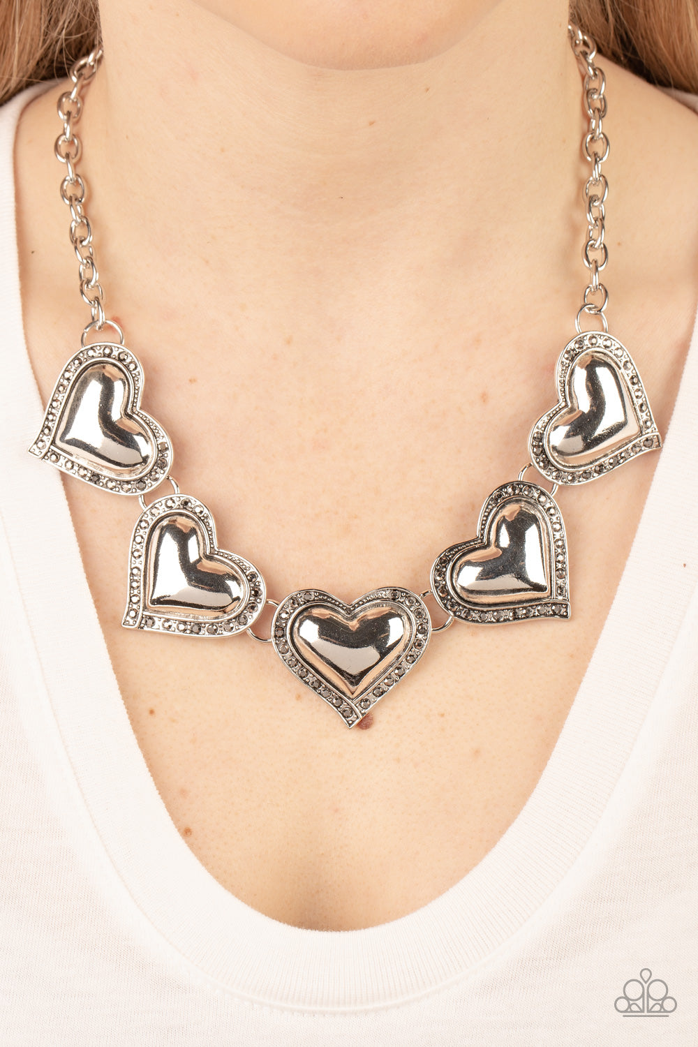 Kindred Hearts Silver Necklace