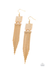 Load image into Gallery viewer, Dramatically Deco Gold Earring
