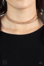 Load image into Gallery viewer, Glitter And Gossip Copper Choker
