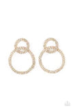 Load image into Gallery viewer, Intensely Icy Gold Post Earring
