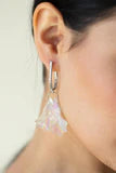 Load image into Gallery viewer, Jaw Dropping Jelly Silver Hoop Earring
