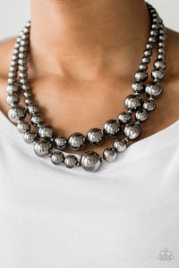 I Double Dare You Gunmetal Necklace