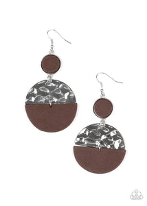 Natural Element Brown Earrings