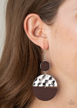 Load image into Gallery viewer, Natural Element Brown Earrings
