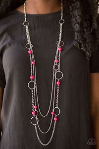 Beachside Babe Pink Necklace