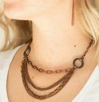 Load image into Gallery viewer, CHAINS of Command Copper Necklace
