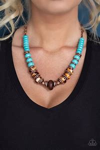 Desert Tranquillity Blue Necklace