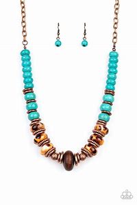 Desert Tranquillity Blue Necklace