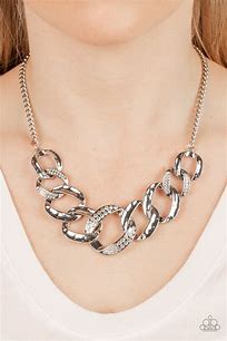 Bombshell Bling White Necklace