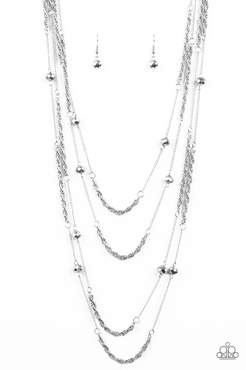 Open for Opulence Silver Necklace