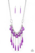 Load image into Gallery viewer, Roaring Riviera Purple Necklace
