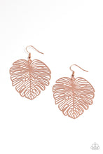 Load image into Gallery viewer, Palm Palmistry Copper Earring
