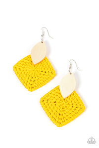 Sabbatical WEAVE Yellow Earring