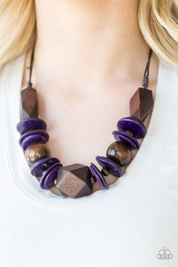 Pacific Paradise Purple Necklace