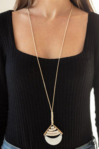 Beach Beam Gold Necklace