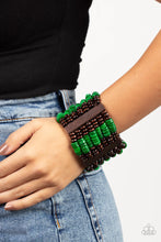 Load image into Gallery viewer, Vacay Vogue Green Bracelet
