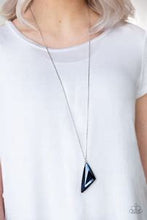 Load image into Gallery viewer, Ultra Sharp Blue Necklace

