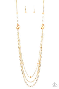 Dare To Dazzle Gold Necklace