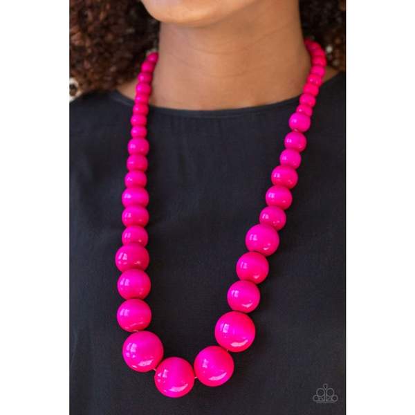 Effortlessly Everglades Pink Necklace
