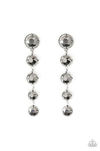 Drippin In Starlight Silver Post Earrings