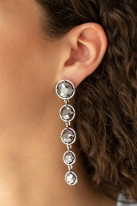 Drippin In Starlight Silver Post Earrings
