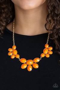 Flair Affair Orange Necklace