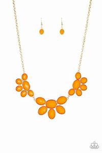 Flair Affair Orange Necklace