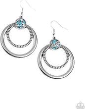 Load image into Gallery viewer, Spun Out Opulence Blue Earring
