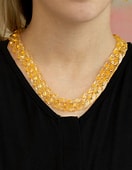 Load image into Gallery viewer, Put It On Ice Gold Necklace
